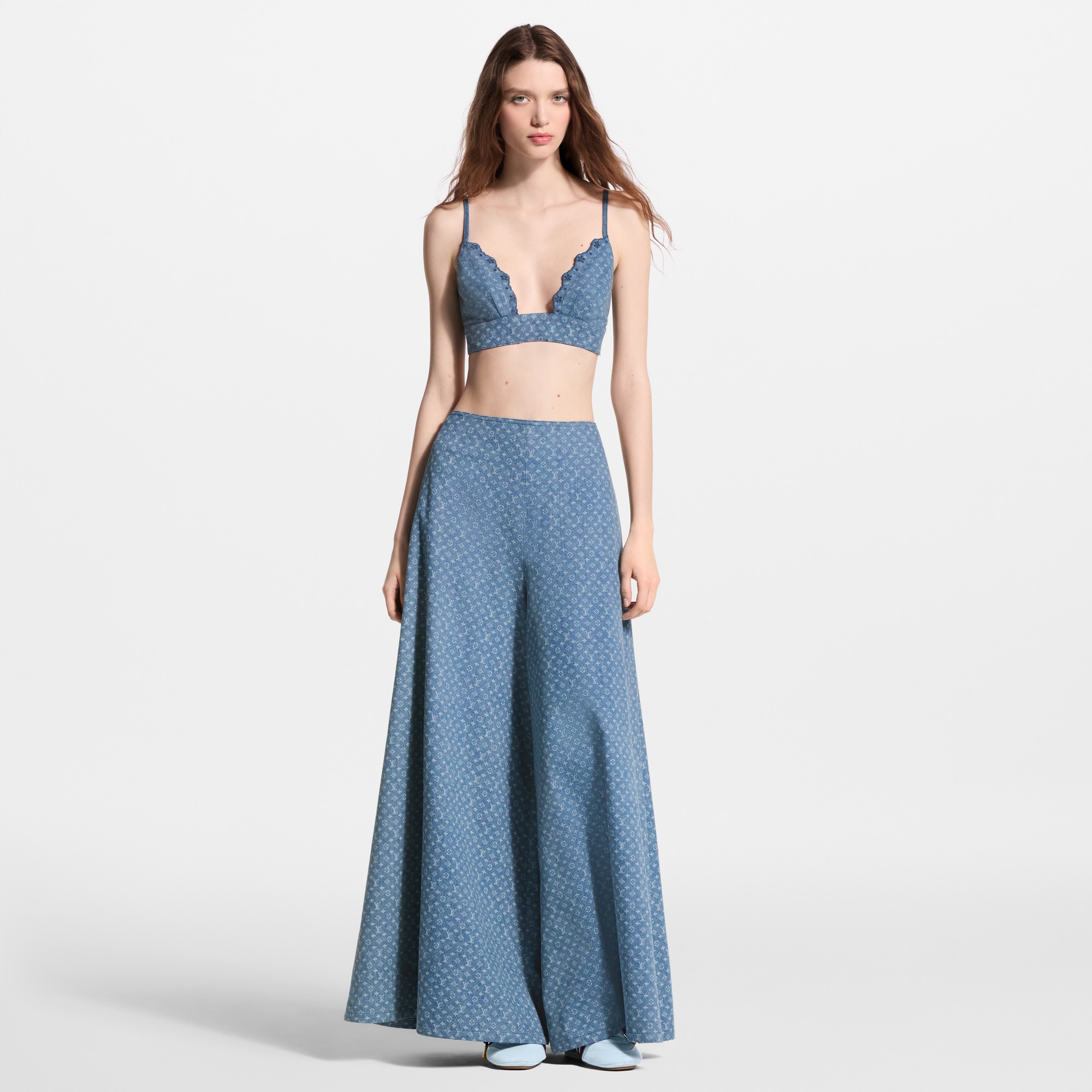 ルイヴィトン　louis vuitton シルク　ブルー　キャミソール Blue All Ready-to-Wear Ready-to-Wear | LOUIS VUITTON